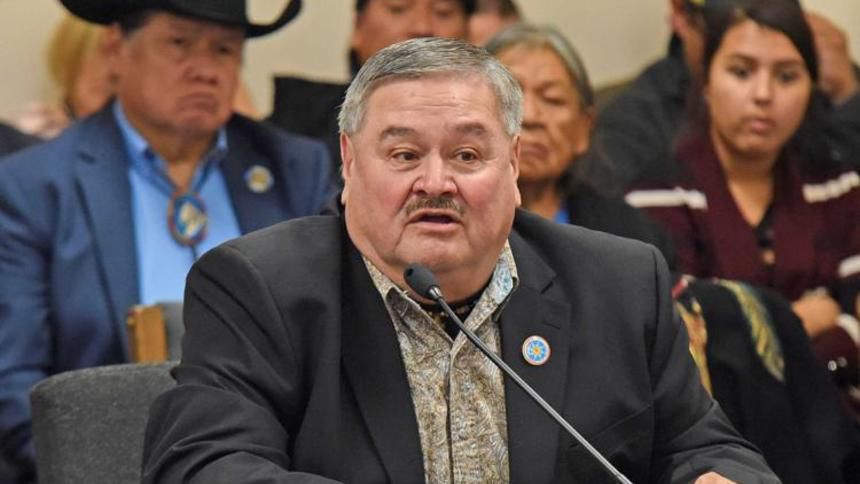 Mike Faith, chairman of the Standing Rock Sioux Tribe